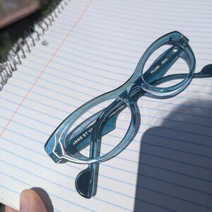 Rare Anne et Valentin - Plume, Clear blue